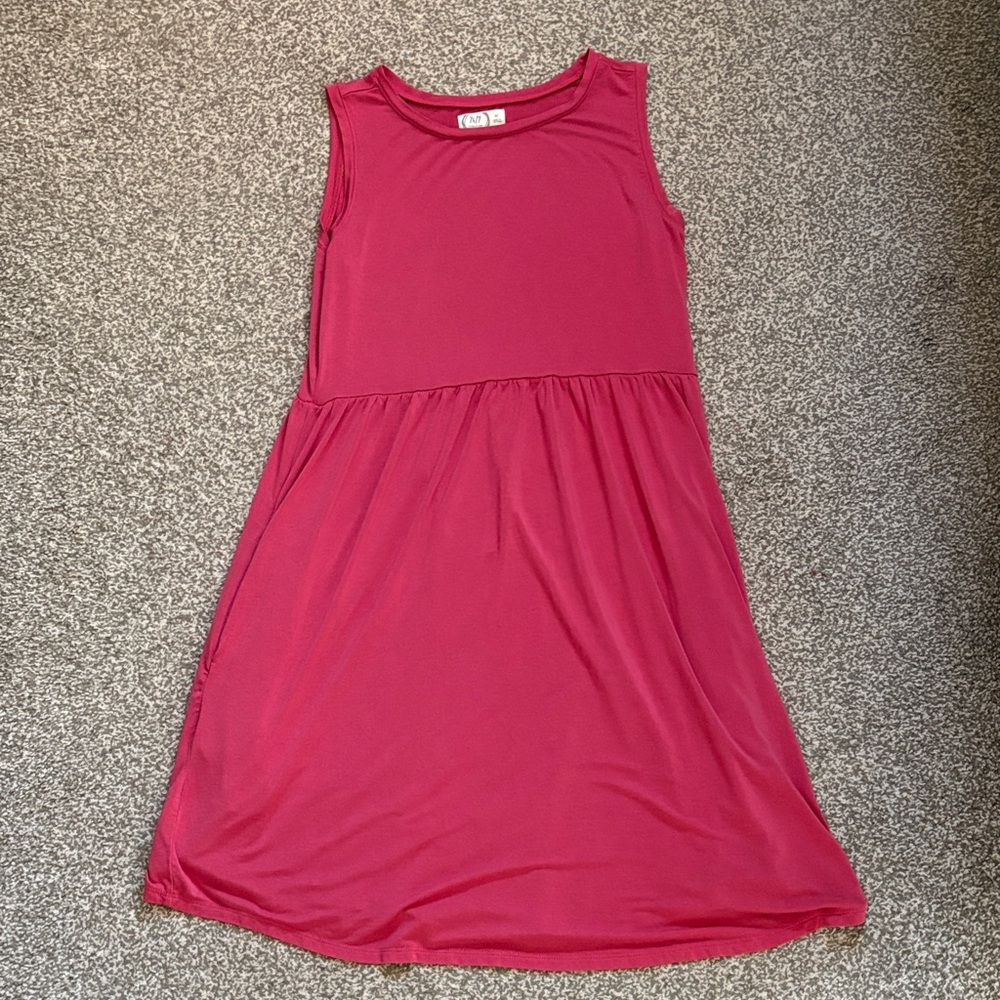 Maurices Sleeveless Pink Casual Dress